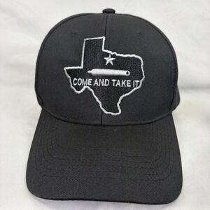 Pit Bull Hat Texas Come and Take It Mens OSFM Black Embroidered Cap